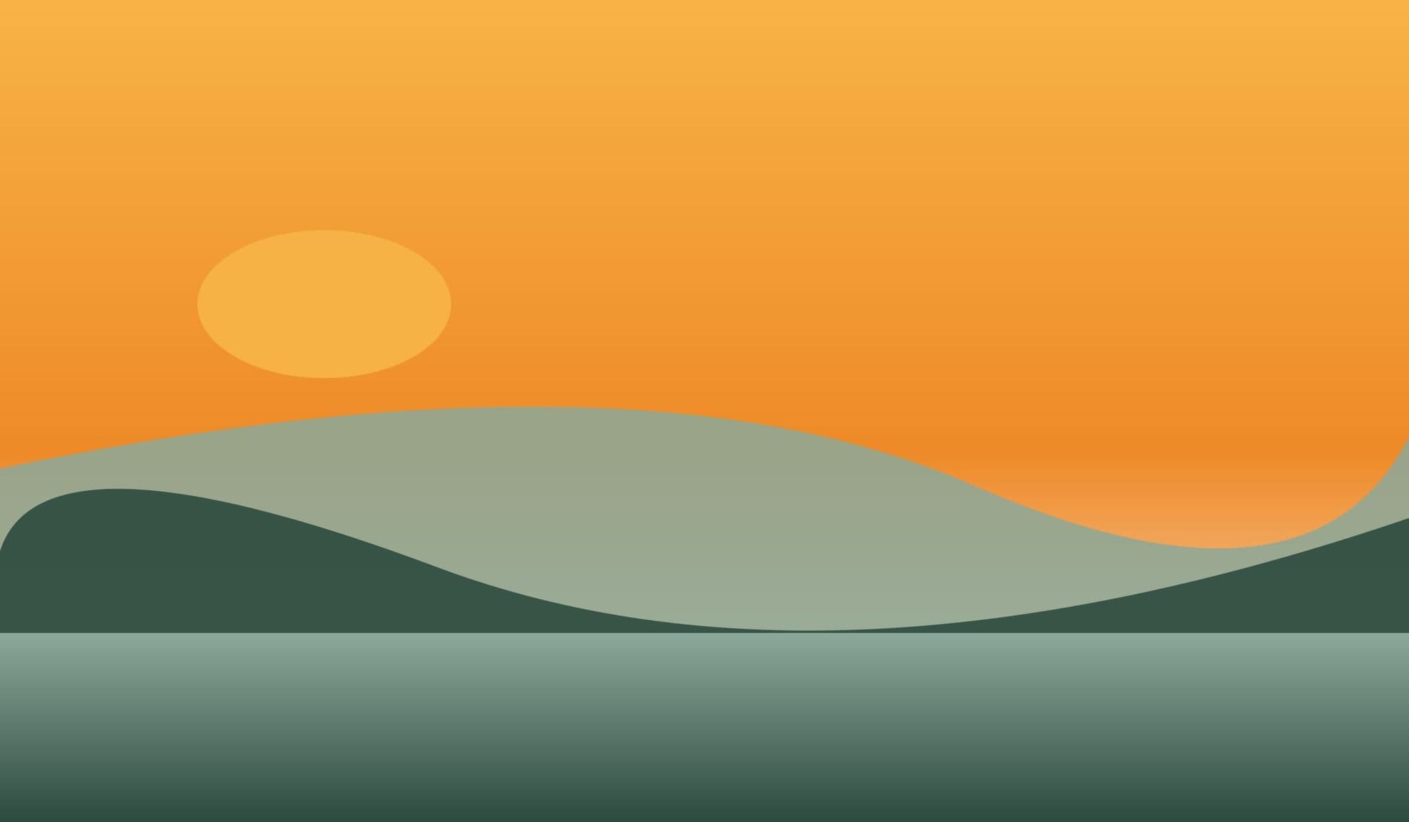 Atardecer sobre la ría de Vigo